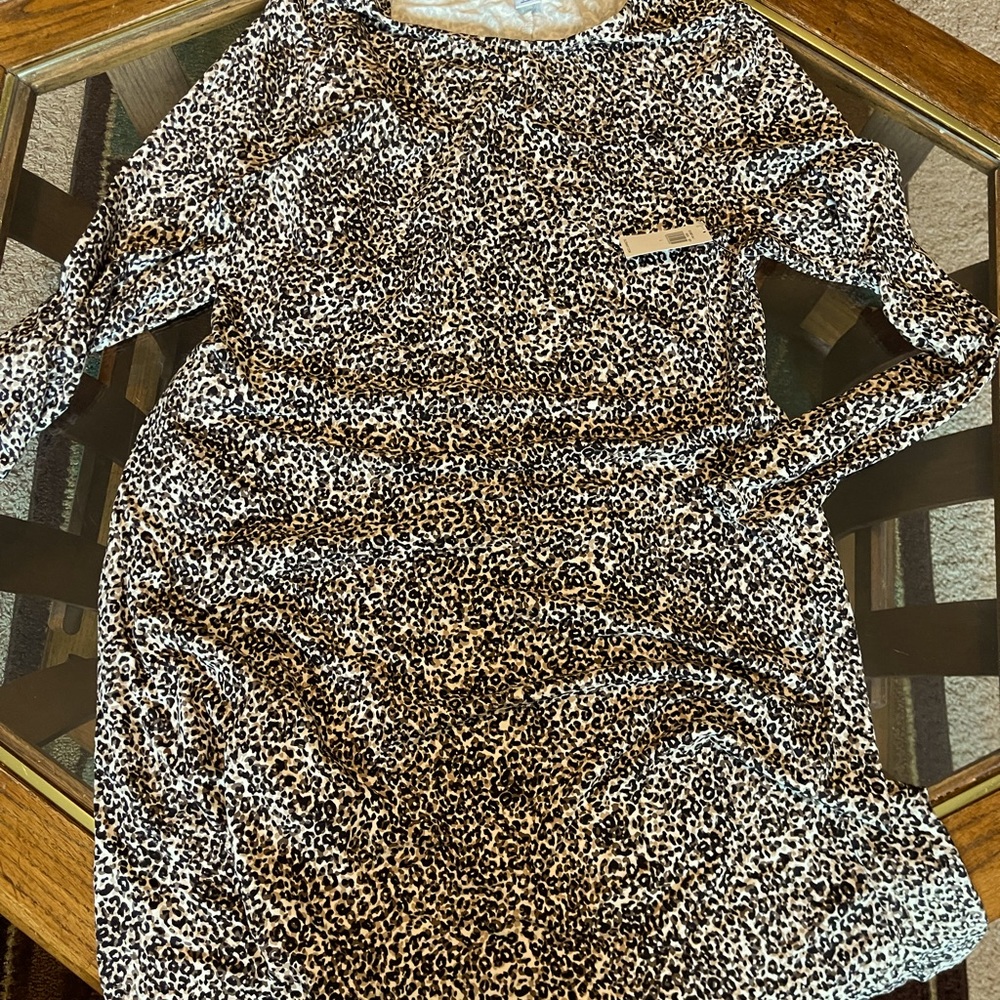 Old Navy Leopard swing dress